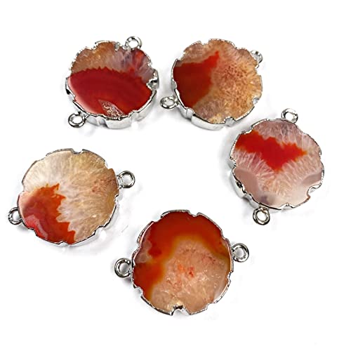 Bijoux accessoires pour femme en pierre naturelle d'agate violette à offrir pour création DIY