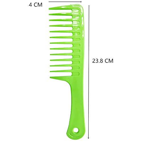 Nuangela NUANGELAPLASTIC Wide Tooth Comb, Large Handle Detangler Smooth Hair Combs For Long Oily Curly Thick Hair thumb #6
