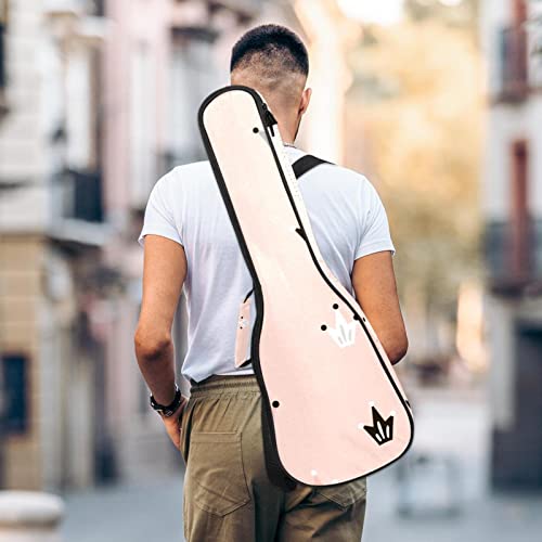 Sac pour ukulélé concert soprano ténor robuste finitions soignées rose