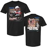 Checkered Flag Sports Dale Earnhardt #3 NASCAR Racin Hard Takin The Yard 8.5.1995 Brickyard 400 Win Shirt (US, Alpha, X-Large, Regular, Regular, Black)