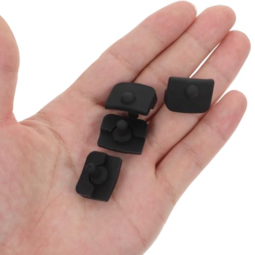Abaodam Air Fryer Bumpers Protective Feet Tips 4pcs Pads de Goma para Plataforma de Freidora de Aire, Accesorios de Repuesto Universales para Cocina miniatura 3