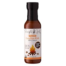 Simple Girl Carolina Style BBQ Sauce - Low Calorie, Sugar-Free, Vegan Friendly, Gluten Free, Fat Free, MSG Free - 12 oz Bottle 1 Pack