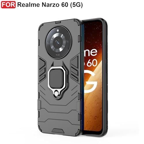 CEDO Kickstand Cover for Realme Narzo 60 (5G) Black - Image 3