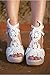 MiLanolce Women's Platform Sandals Wedge Open Toe Ankle Strap lace Wedding Shoes Bridesmaid Shoes,White,size-11