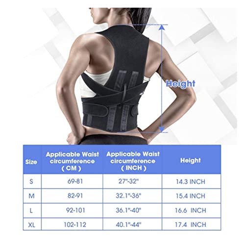 Correcteur de dos pour cou et épaules ajustable taille moyenne