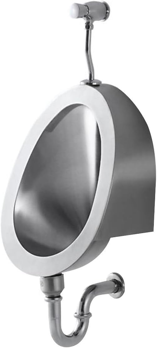 Men's Wall Mounted Sensor Urinal - Commercial Splash-Proof Toilet, For Bar Construction Sites(Manualvalve)