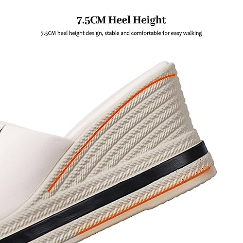 Maylrvjv Womens Platforms Wedge Sandals Comfortable Lightweight Summmer Casual Slide Sandals Slip On Flip Flops3