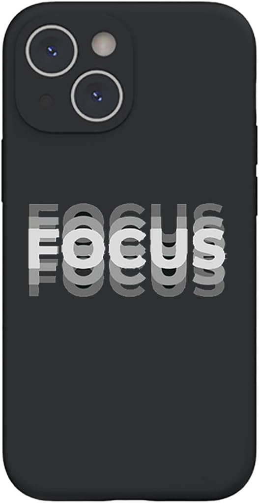 Protective Slim Fit Case Liquid Silicone Cover with Full Body Protection Anti-Scratch Shockproof Case For iPhone 15 Black - Friday copy