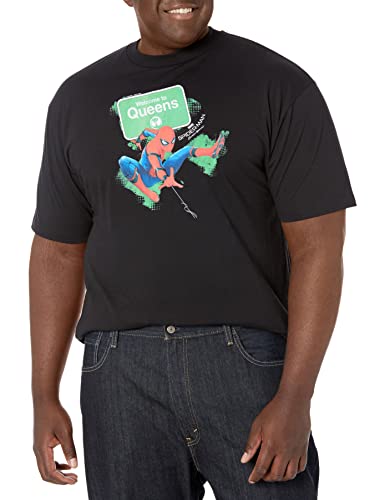 T-Shirt Marvel Plaque Queens Noir pour vos sorties décontractées