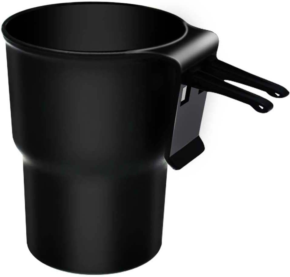 Custom Accessories 92200 Large Plastic Cup Holders, Black