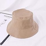 Hochwertiges Material: Der Bucket Hat besteht aus weichem und bequemem Material, ist super atmungsaktiv und sonnenbeständig und eignet sich zum Tragen im Frühling, Herbst und Sommer, sodass Sie kühl und bequem bleiben. Der Stoff ist nicht leicht zu verblassen, nicht leicht zu kratzen, leicht zu reinigen und zu pflegen und sehr langlebig.