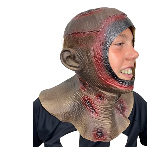 Teenage Rotting Hood Masker, Jason, Halloween, Crystal Lake Killer, Open gezicht - Image 6