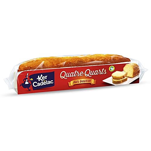 KER CADELAC - Quatre-Quarts Pur Beurre 500G - Lot De 4