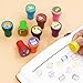 WorldBazaar Animal Stamps for Kids 20 Pcs with 10 Designs Wild Safari Animals Stamps for Crafting Prize Box Toys for Classroom Reward Goodie Bag Easter Birthday Kids Party Favor