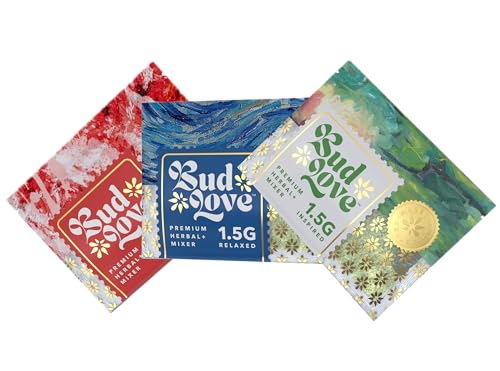Bud Love Herbal Mixer – Makes Bud Better! – Sampler Pack 3x1.5g – Cherry Crush, ICY J (Cool...