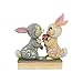 Enesco Disney Traditions Collection by Jim Shore Bambi Thumper and Blossom Bunny Figurine- Resin Hand Crafted Painted Collectible Disney Mini Figurines Decorative Home Decor Statue, 4 Inch