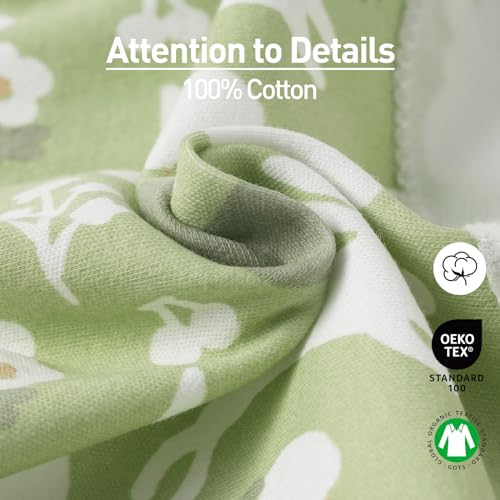 Image of GLLQUEN BABY Swaddles for Newborns 0-3 Months, Adjustable & Easy Fastener | 3-Pack, Organic Cotton Swaddle, Womb-Like Nursery Swaddling Blanket reduces startle reflex, soft and skin-friendly fabric