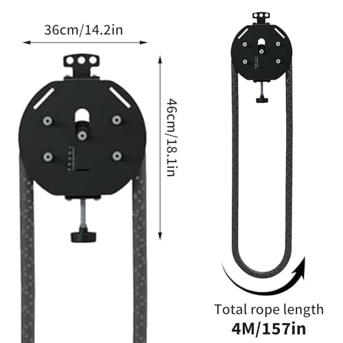 Corde de traction à résistance réglable pour force des bras et du dos - 6