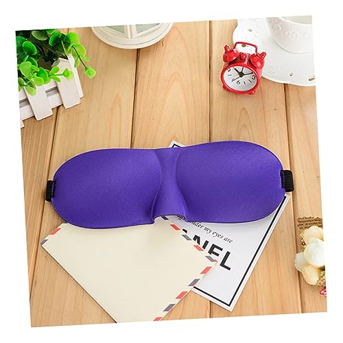 MOLUCKFU 3個睡眠マスク 輪郭型アイカバー 夜間用目隠し 快適な着け心地でまぶたに触れず 目の動きを妨げない設計 旅行 や昼寝 にも