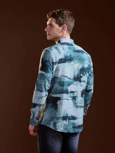 Image of THE BEAR HOUSE Men's Multi-Color Cotton Checked Flannel Overshirt