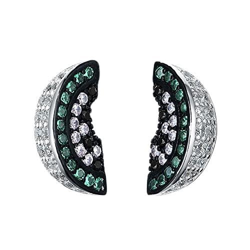 Boucles d'oreilles pastèque anti-allergie pour les oreilles sensibles des filles