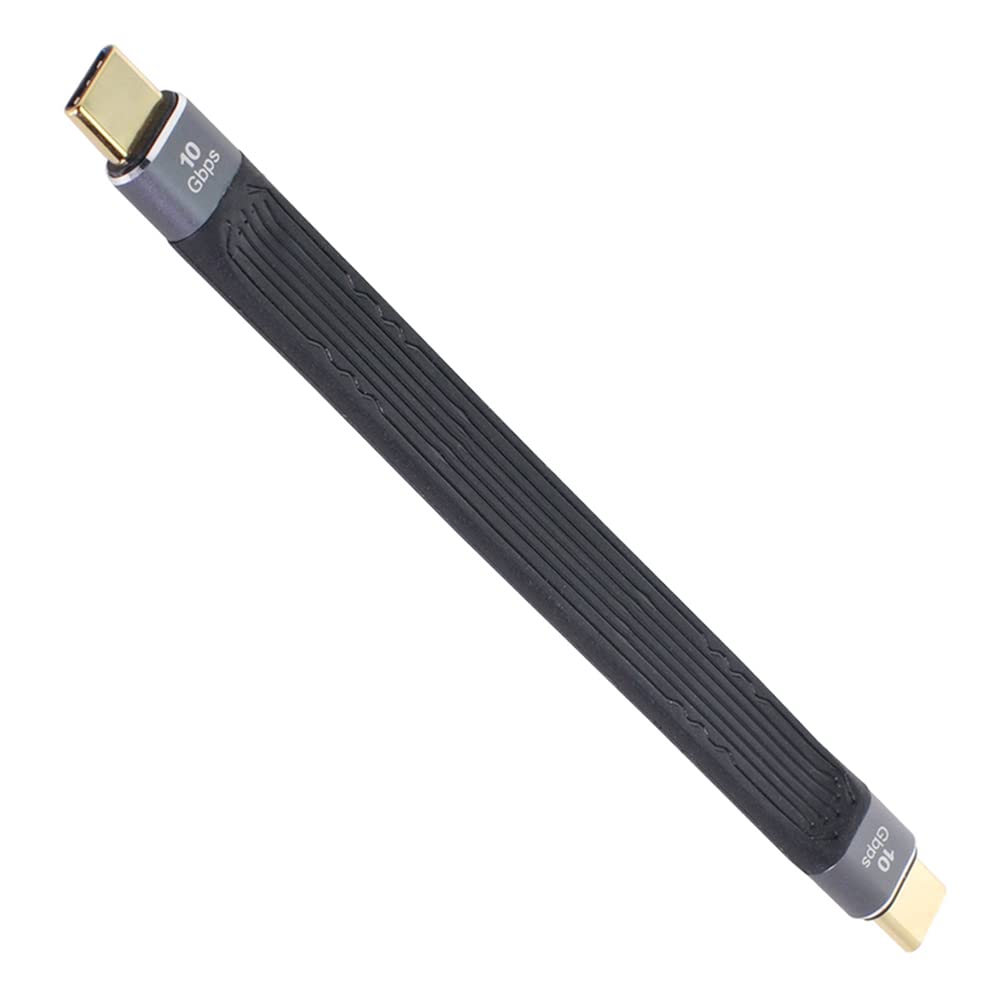 NFHK Type-C USB-C Male to Male USB 3.1 10Gbps Flat Slim FPC Data Cable for Laptop & Phone 13cm (B09M3NKYM8) Amazon Price History, Amazon Price Tracker