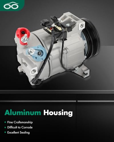 Image of SCITOO AC Compressor fit for Volvo S60 2.5L 2012-2016 | Fast Cooling, Ultra Low Noise (≤72 dB)Air Conditioner Compressor with Clutch, Easy Installation, 36011355 360014620