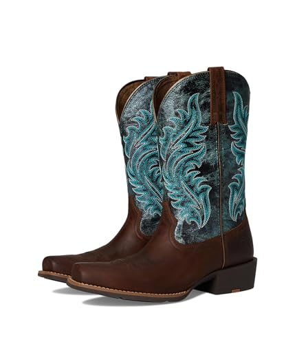 Ariat, Women's, Round Up Narrow Cutter Toe, Sassy Brown, 7.5, Medium