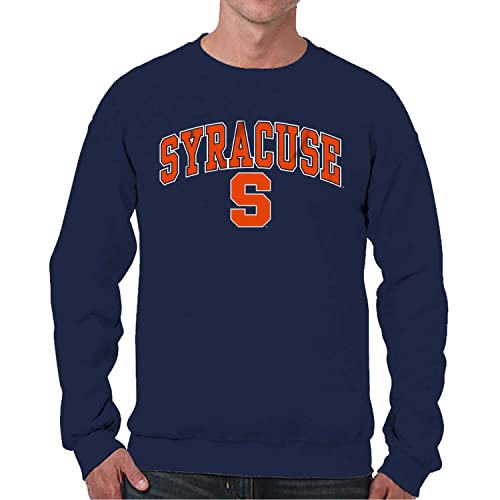Image of NCAA College Sweatshirt Fleece Crewneck Pullover for Men and Women | Officially licensed NCAA college gameday crewneck pullover - 9 oz fleece lined sweatshirt with arch and logo design