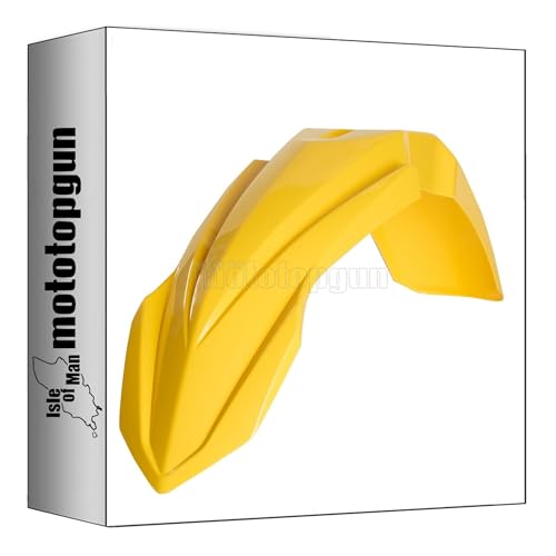 Garde-boue avant jaune Acerbis pour réparer carénage cassé Yamaha WR 250 2T