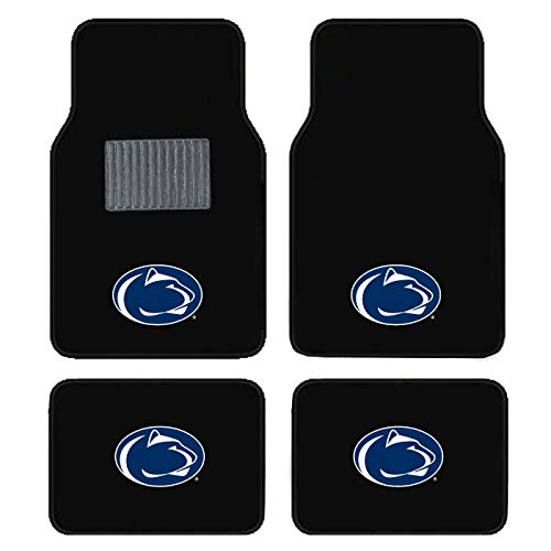 Newly Released Licensed Pennsylvania State Embroidered Logo Carpet Floor Mats. Wow Logo on All 4 Mats.