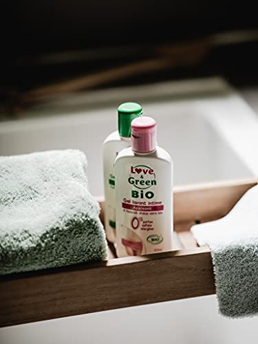 Love & Green - Gel Lavant Intime Apaisant Bio 200 ml - Pour Femmes Sensibles - Nettoyage Hygiénique Intime - Apaise l'Inconfort - Formule Naturelle et Hypoallergénique – vue 5