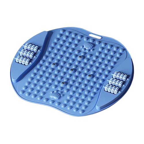 Kokiya Foot Pressure Point Mat Massage Pad Multifunctional Nonslip Walking Toe Plate Acupressure Mat for Travel Long Sitting Fitness, Blue