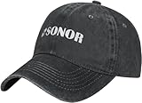 Sonor Drumsdistressed Baseball Cap Solid Color Adjustable Vintage Unisex Versatile Washed Dad Hat