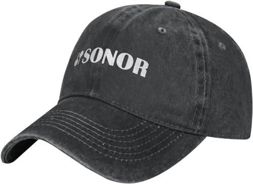 Sonor Drumsdistressed Baseball Cap Solid Color Adjustable Vintage Unisex Versatile Washed Dad Hat