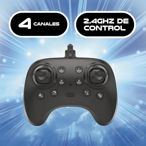 Avion RC stable 4 canaux Bizak Jet Xtreme Harrier avec LED +8 ans