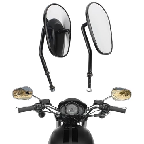 Espejo retrovisor de motocicleta 8 mm para Harley Sportster 3