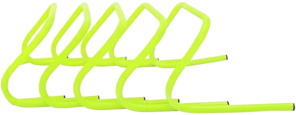 HACKERX PVC Speed Hurdles (for Adults Pack of 5)-image-0