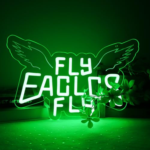 JFLLamp Eagles Neon Signs for Wall Decor Eagles Neon Lights for Bedroom Led Signs Suitable for Dormitory Man Cave Christmas Gift