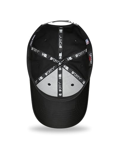 New Era Bulls Gorra Ajustable 9Forty Logotipo del Equipo Chicago Negro NBA Baloncesto Accesorio - imagen 5