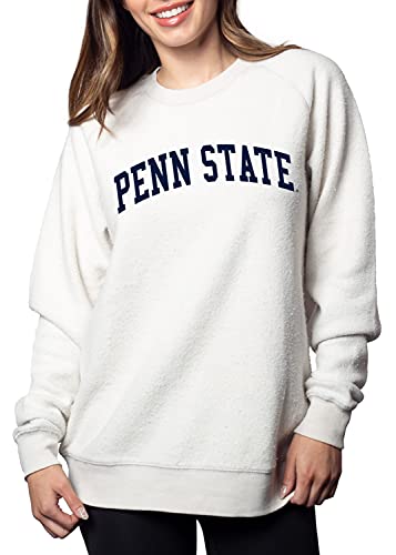 chicka-d Women's Standard Home Base Crew, White, Large