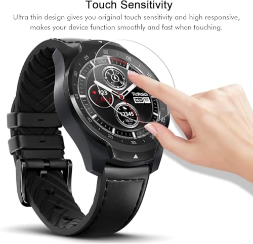 Image of 2 Pack Smartwatch Screen Protector for Noise Vortex Plus 1.46 inch - Flexible TPU Screen Guard, Ultra Thin, Scratch Resistant, Bubble Free, Full Coverage - Not Tempered Glass