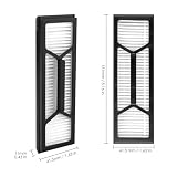 (5 sztuk) Omni S1 Pro Wymienne filtry HEPA kompatybilne z odkurzaczem Eufy Omni S1 Pro, zestaw filtrów, części zamienne, akcesoria do filtrów, części do odkurzacza, filtry kanistrowe, filtr pionowy