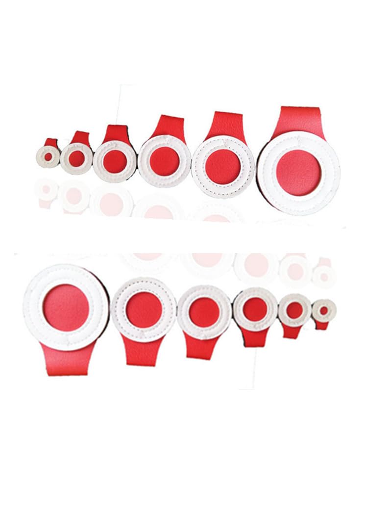 TOASIS Slingshot Target Outdoor Shooting Practice 4 layers Fabric Discs Targets 12pcs Assorted Sizes