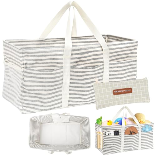 Sac de courses grand volume pliable et cabas fourre-tout pour voyage et quotidien