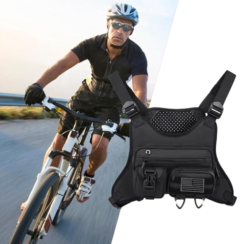 Sac de poitrine de course compact avec gilet respirant de randonnée