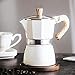 UZER 3 tazas Moka Pot Stovetop Espresso Maker Percolator Cafetera de aluminio Imagen de UZER 3 tazas Moka Pot Stovetop Espresso Maker Percolator Cafetera de aluminio