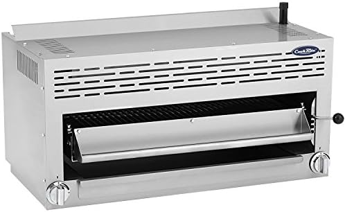 ATOSA US CookRite ATSB-36 Commercial Cheese Melter Salamander Broiler Infrared Raclette Countertop Grill Natural Gas 36"- 43,000 BTU