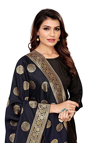 Image of Jaanvi fashion Women's Banarasi Silk Woven Dupatta(Zari Work)