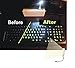 Keyboard Stickers Big Bright Luminescent Symbols. Will Not Wear or Fade. 3 Yr. Warranty. Great for Sight Impaired. (U.S. English Keyboard) Also Includes Pocket/Purse Magnifier, USB LED & Tweesers.